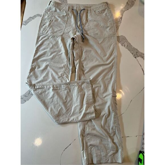 The North Face Pants - The North Face Women’s Khaki Hiking Pants Adjustable Hem Sz 10